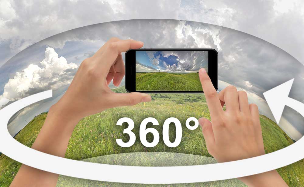 Как сделать фото 360 градусов на телефоне